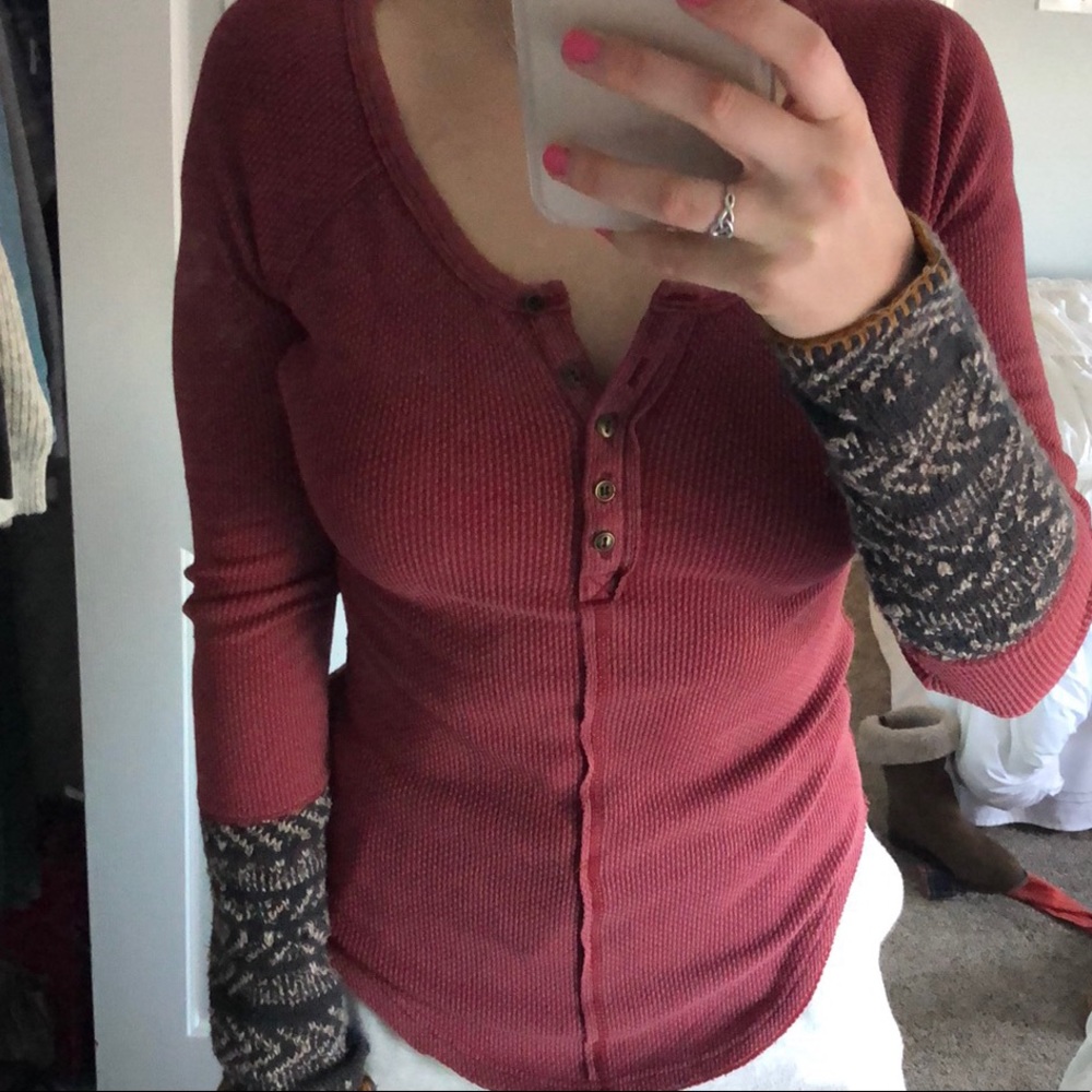 Free People Ski Lodge Cuff Thermal